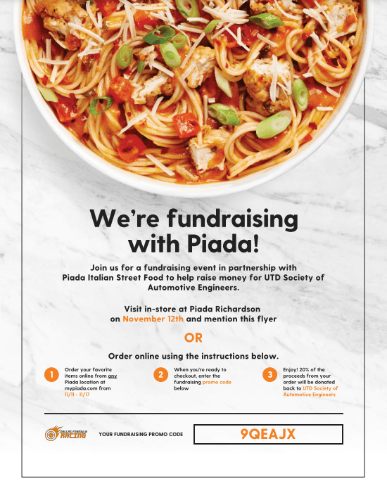 DFR - Piada Fundraiser